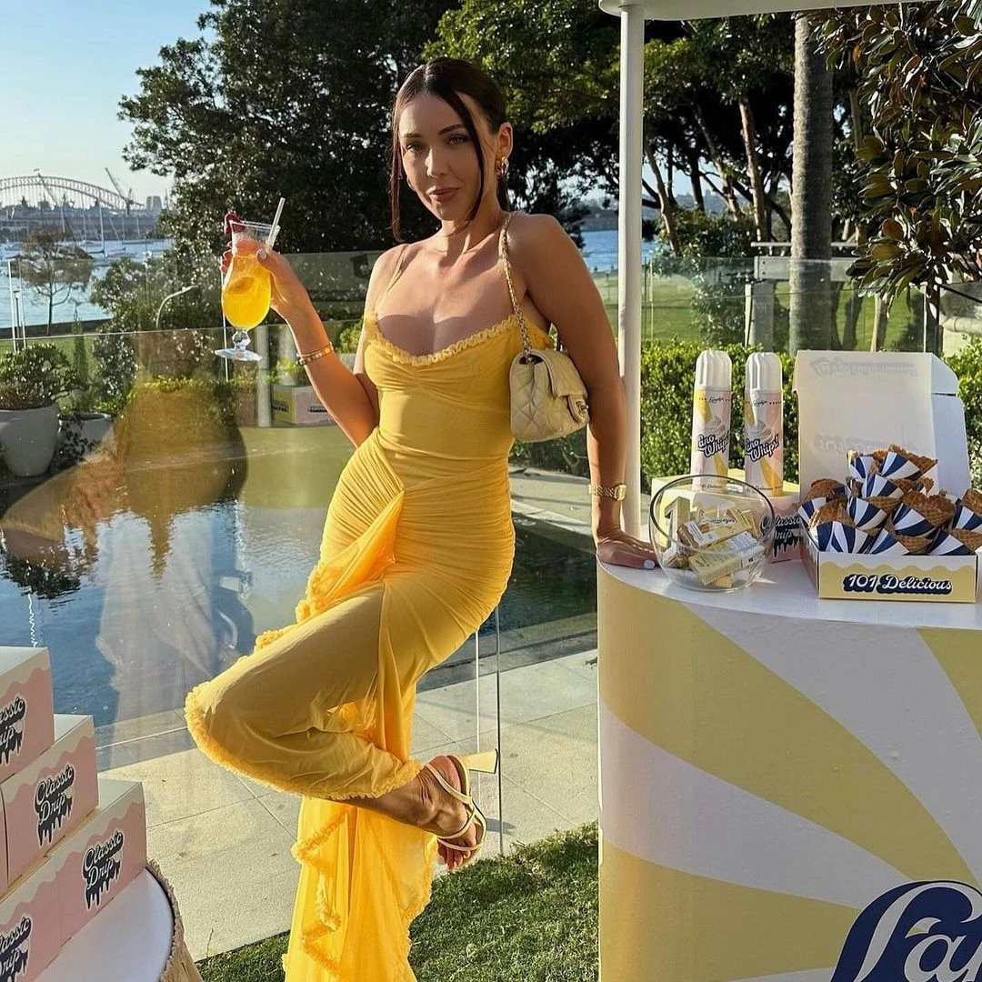 Mingmingxi Summer Birthday Party Dresses 2024 Irregular Ruffle Elegant Mesh Dress Yellow Long Dresses for Women 2