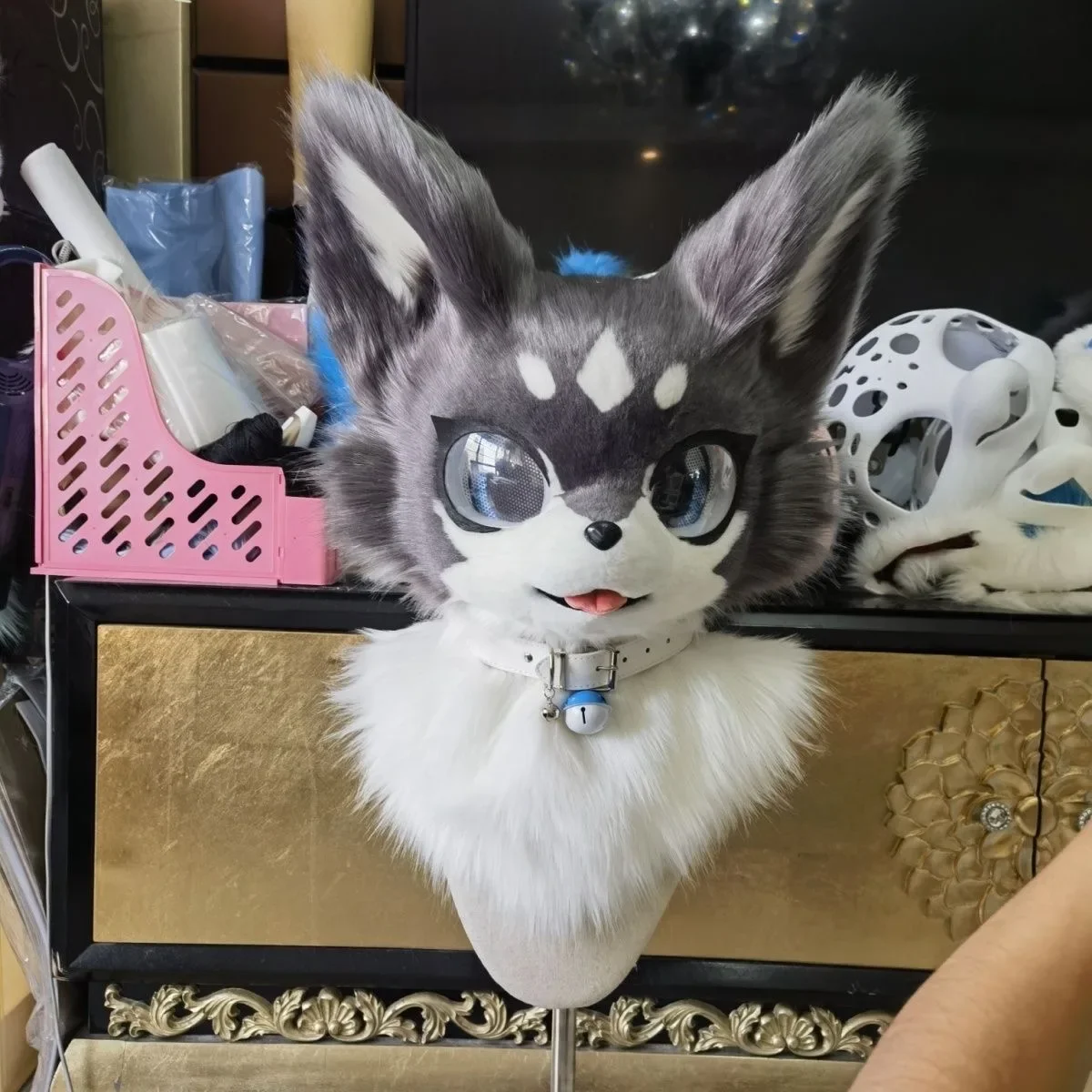 Kemonoカスタムファースーツヘッドセット、ドラゴンドッグ