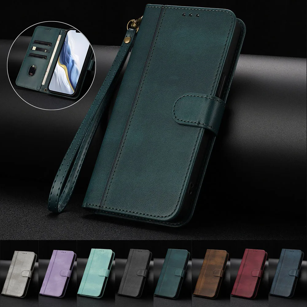 Leather Wallet Flip Case - Elegant Phone Back Cover