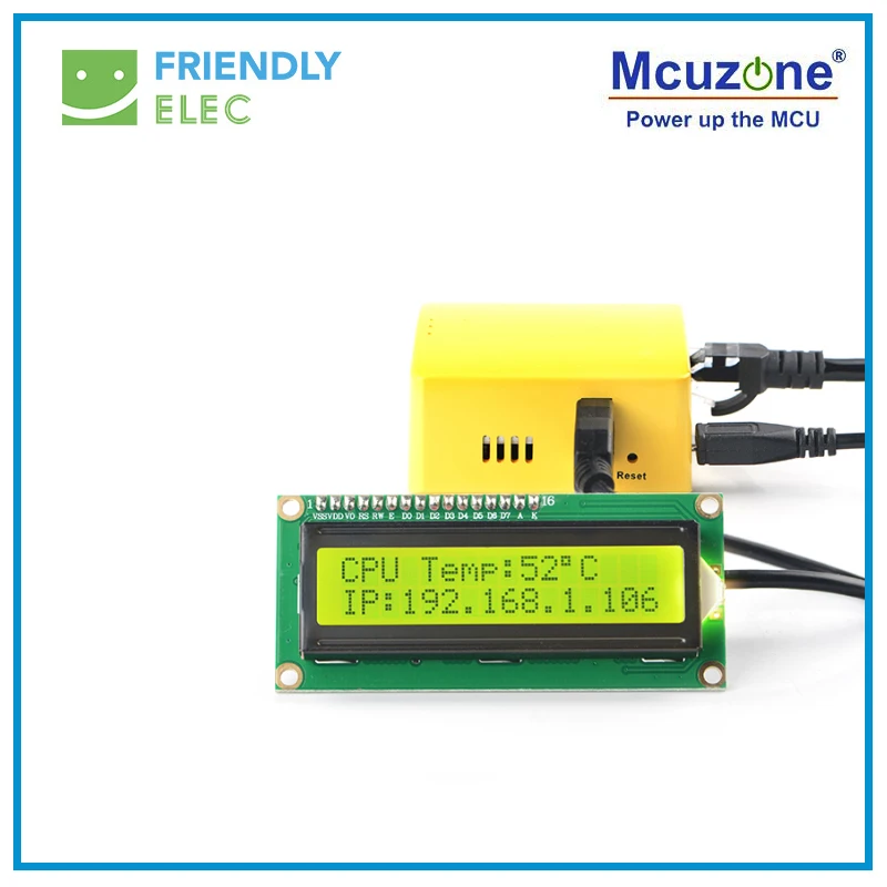 USB Ʈ 1602 LCD , Pi (LCD2USB) NANOPi R5S R2S M1 plus