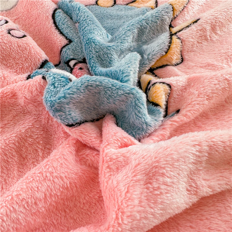 WOSTAR Warm plush fitted sheet elastic mattress cover velvet fleece bed linen winter couple baby double bed bedding king size 90 3