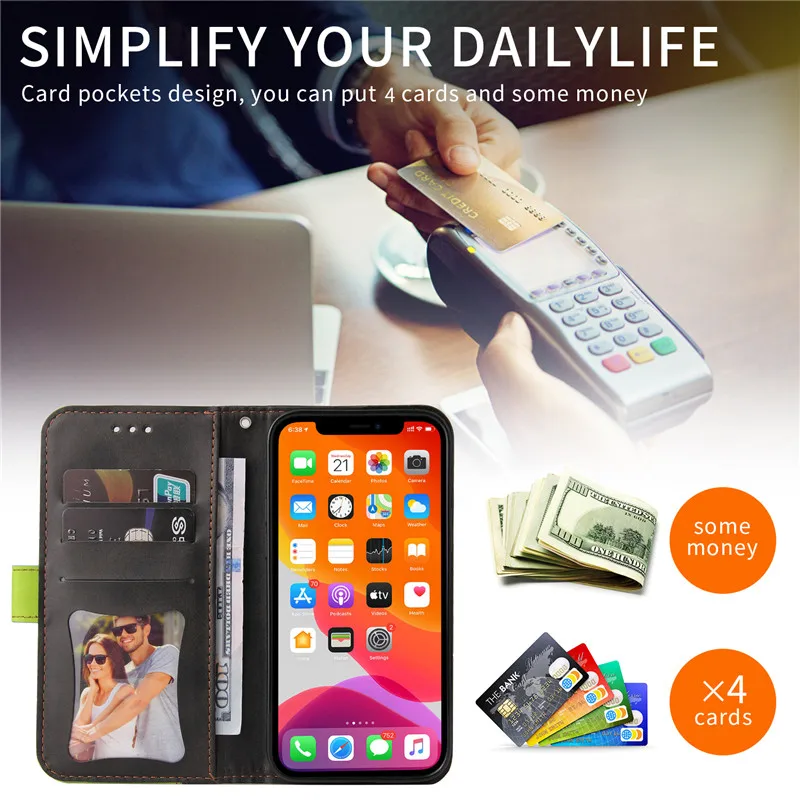 Realme GT2 2022 Flip Case for OPPO Realme GT Neo 2 Luxury Leather Wallet Book Cover Realmi GT2 Pro Neo 2T 3 3T 9i 9 Pro Etui 4