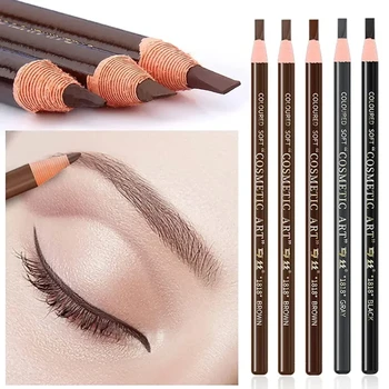 5 pcs Professional Microblading Permanent Pencil For Eyebrows Tattoo Waterproof Art Tint Makeup Eye Brow Pen Enhancers Cosmetic 1