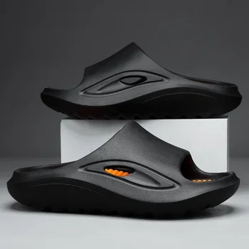 Men's Slippers Indoor Leisure Sports Couple Beach Shoes Summer Outdoor Anti Slip Thick Sole Designer Sandals for Men Zapatillas