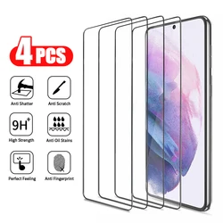 4PCS Tempered Glass For Samsung A52 A53 A52S A71 A32 A21S A12 A13 A50 A51 A72 A22 A70 A73 M12 M51 S10E S20FE Screen Protectors
