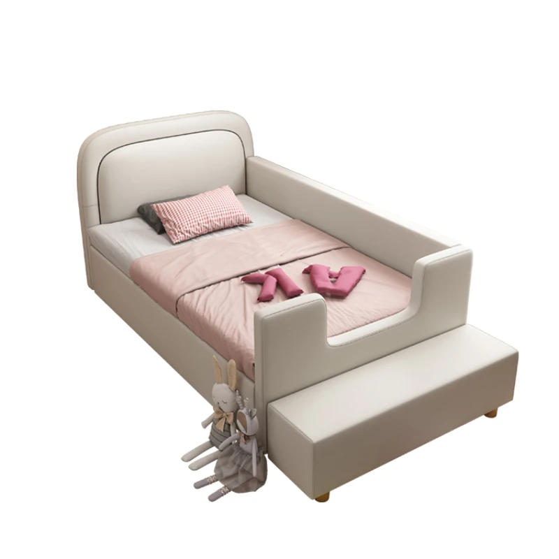 Princess Girls Children Beds Pink Modern Comferter Baby Bed Loft White Camas De Dormitorio Furniture Home 6