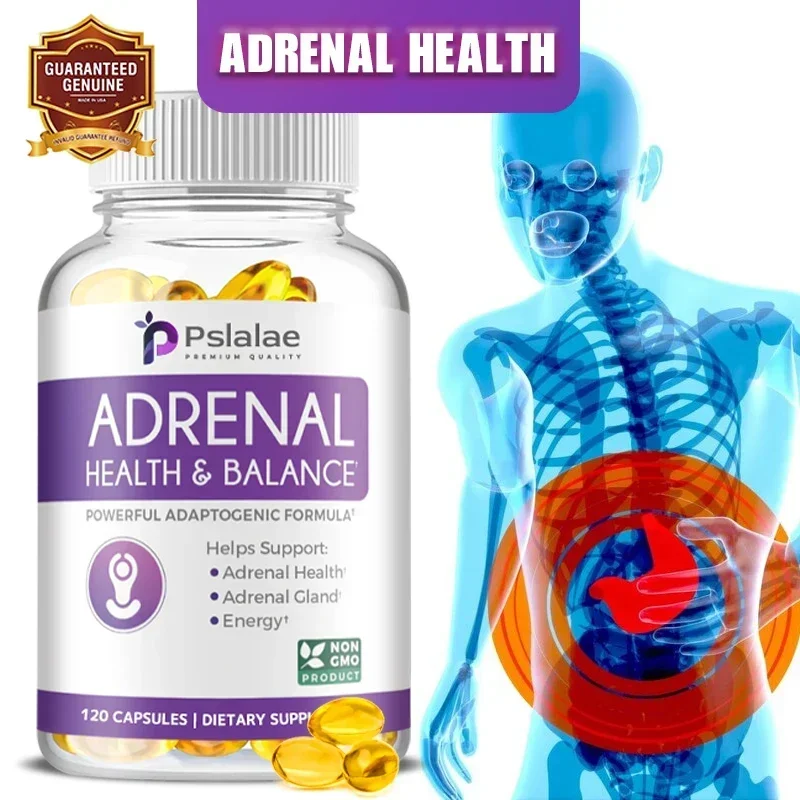 Adrenal Health & Balance Supplement-with L-Tyrosine and Ashwagandha To Relieve Fatigue