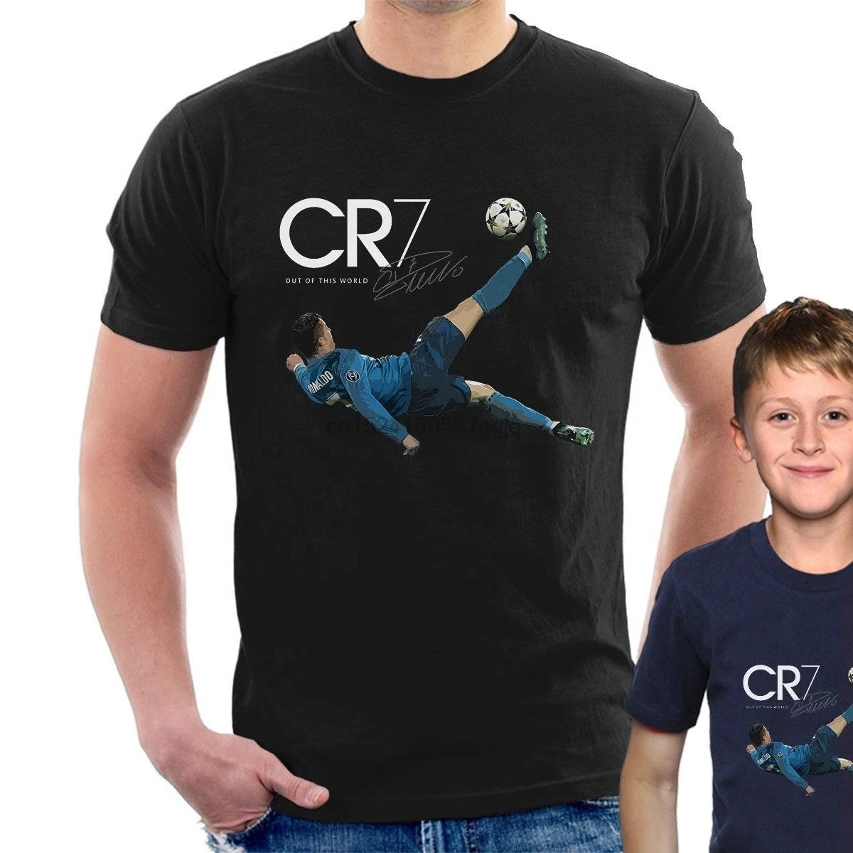 CR7 Camiseta de KICK GOAL bicicleta para hombre, camisa de moda Unisex, de Cristiano Ronaldo, fresca, informal, orgullo, divertida, gratis| | - AliExpress