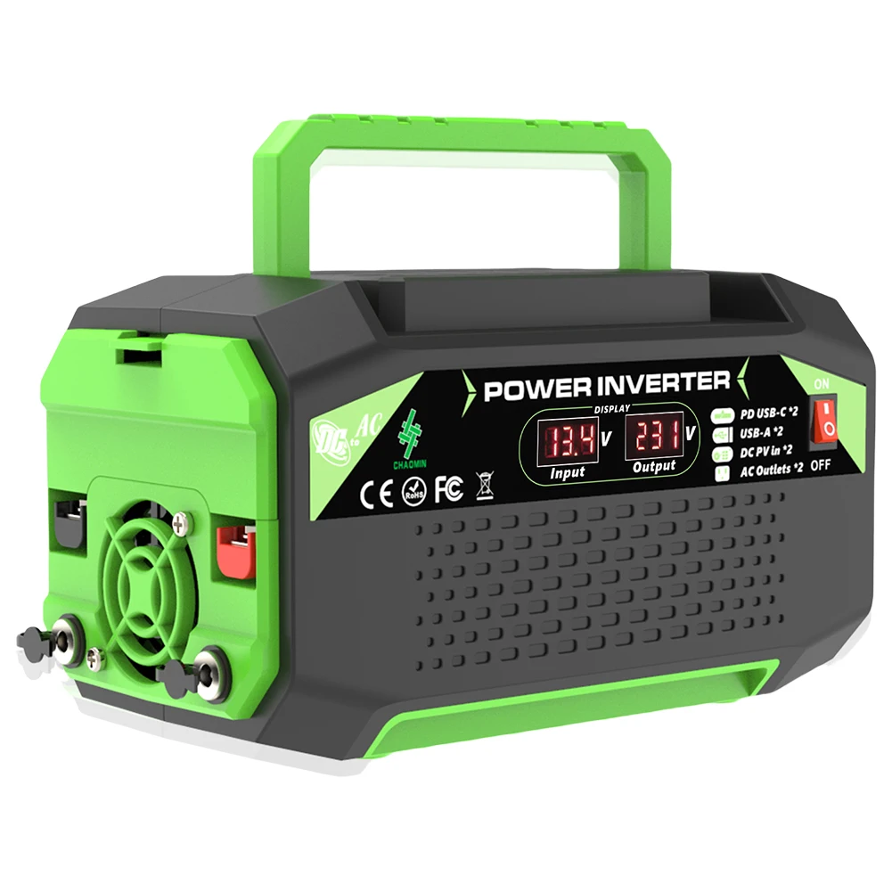 300W 자동차 전력 인버터 12V DC에서 220V AC로 자동차 인버터 전압 변환기
