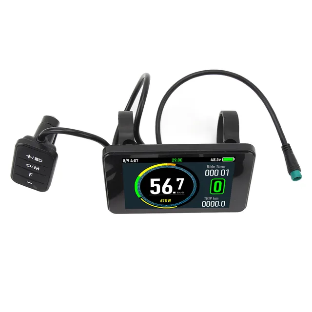 電動自転車 LCD ディスプレイメーター T8、24V 36V 48V 52V 60V 72V E