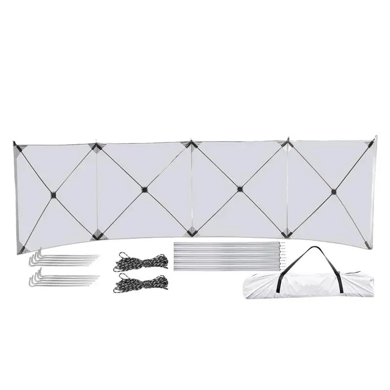 캠핑 방풍 타프 배낭, 휴대용 피크닉 스크린 프라이버시 실드, 야외 스토브 바람막이, 방수 폴리에스터 바람막이  Best5