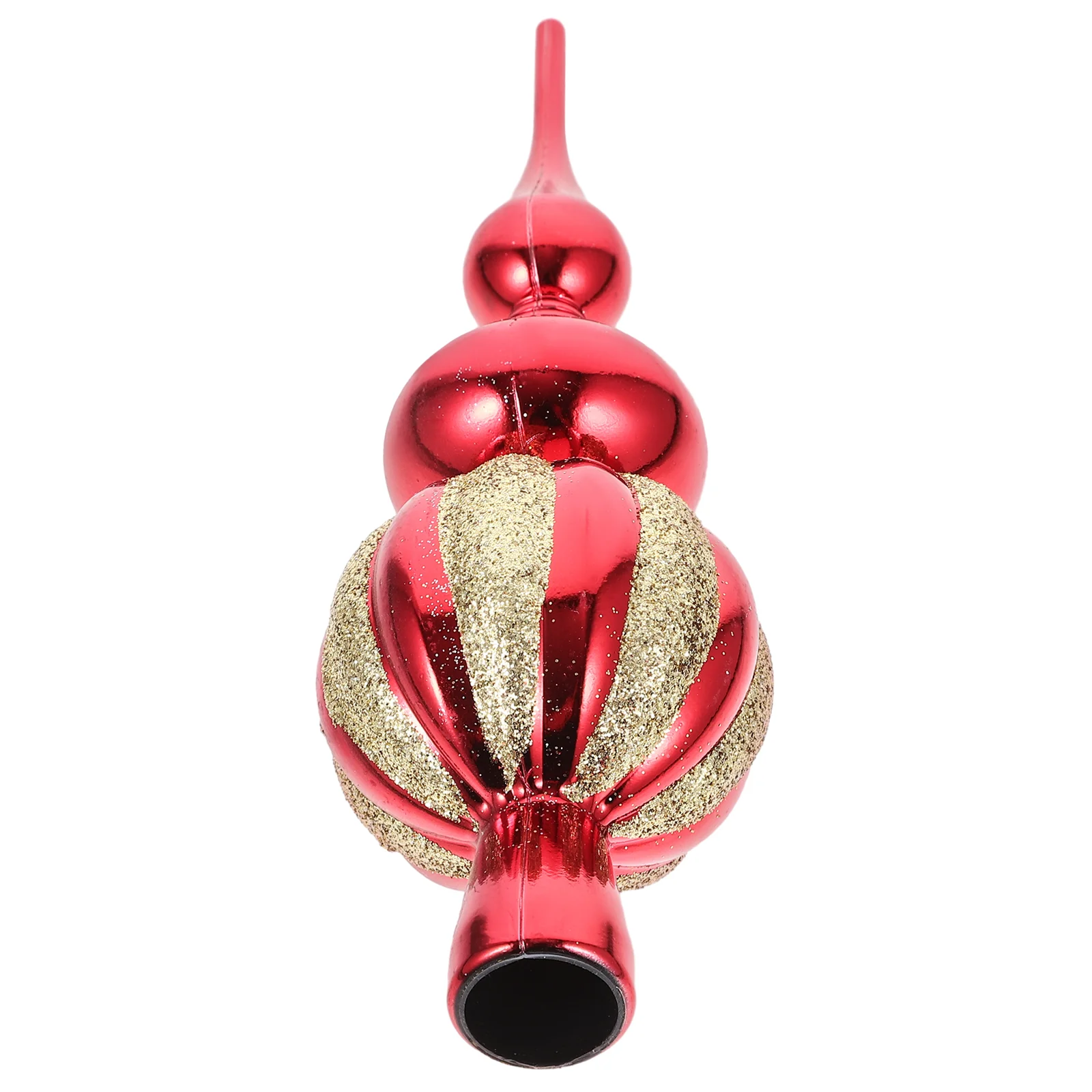 

Spherical Christmas Tree Topper 23Cm German Christmas Tree Top Plastic Xmas Tree Topper Finials Glitter Xmas Star Tree