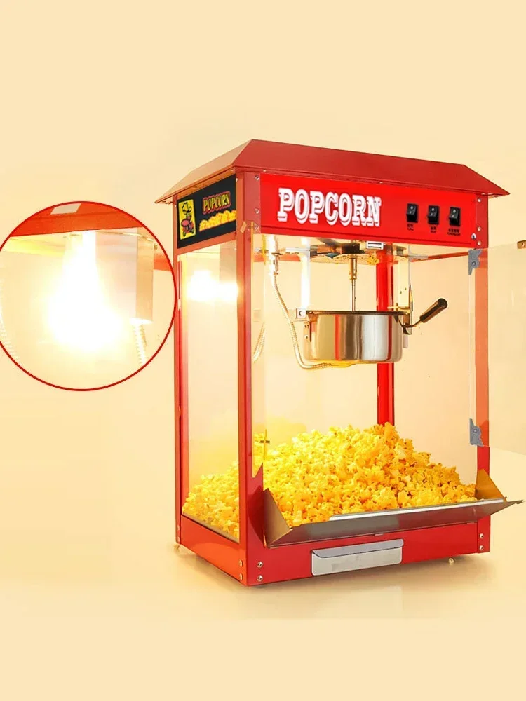 Commercial stall popcorn machine fully automatic electric popcorn machine mobile cinema maquina de palomitas 3
