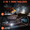 HITBOX 2 in 1 Welding Machine ARC MMA LIFT TIG MINI IGBT Inverter LED Digital Display Protable Home Welder 220V 10-200A ARC200D 4