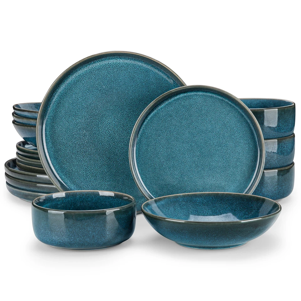 Vancasso 16 Piece Reactive Glaze Dinner Set