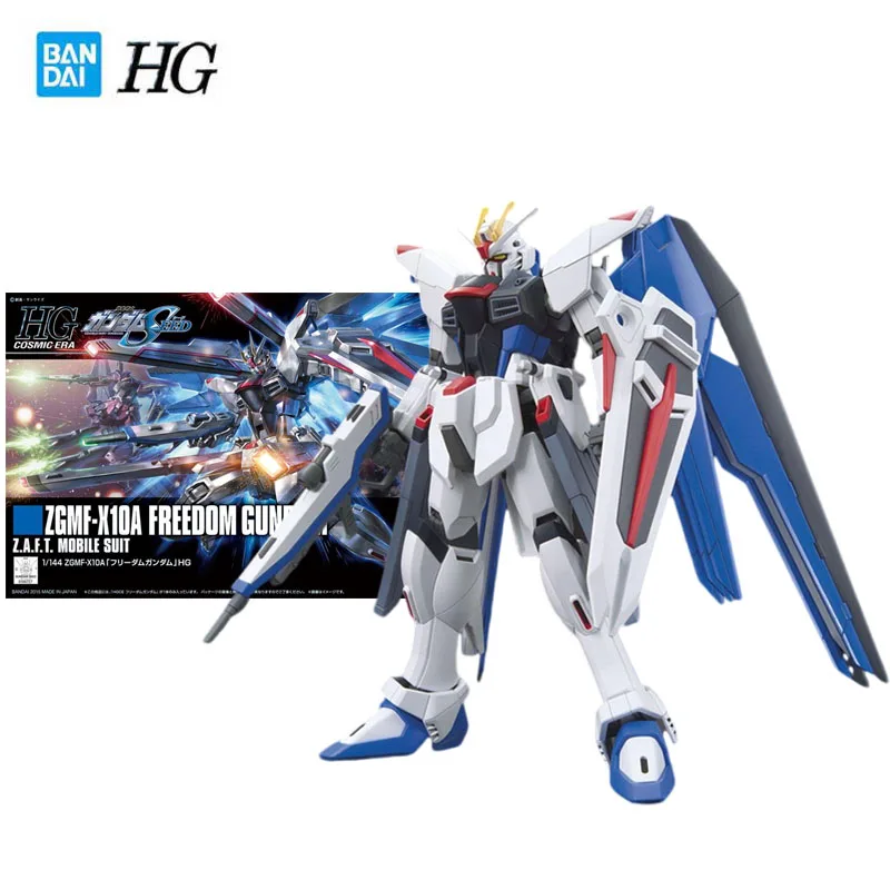 

Bandai Genuine Gundam HG IBO Series Model Garage Kit 1/144 Anime Figure ZGMF-X10A REVIVE Freedom Gundam Boy Action Toy