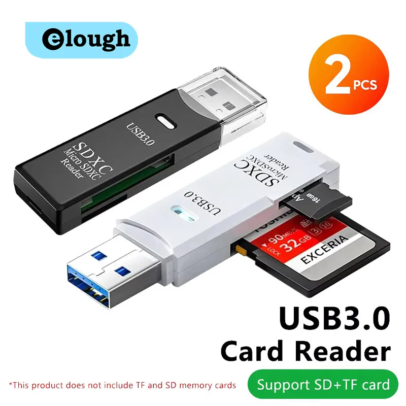 2-in-1 USB3.0/2.0 Card Reader USB3.0 To SD TF Memory Card thumbnail 11