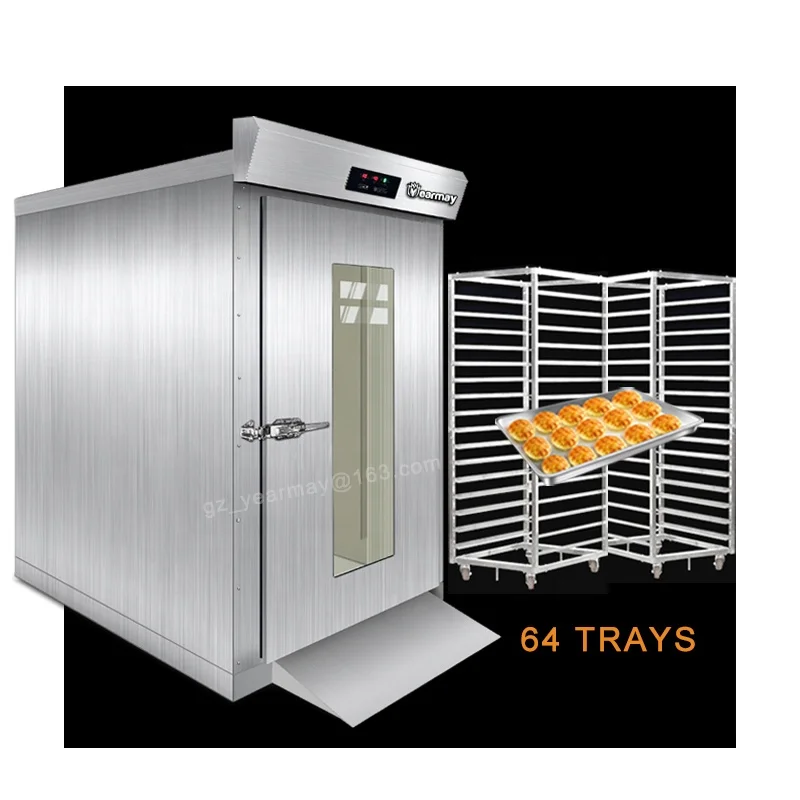 64 Trays Proofer Baking Fermentation Of Dough With Temperature Control Proofer Machine