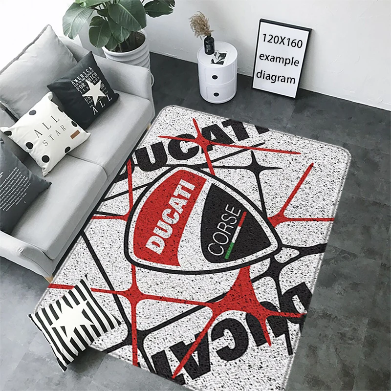 House Entrance Doormat Hallway Carpet Motorcycle Living Room Rugs D-Ducati Foot Carpets Bath Rug Floor Mats Non-slip Home Decor