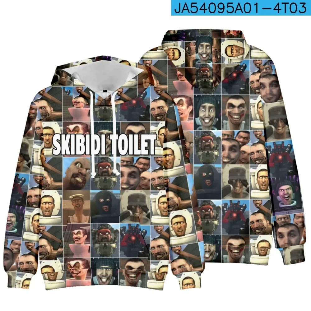 

Hoodies Game Skibidi Toilet 3d Print Sweatshirts Men Women Unisex Hooded Oversized Hoodie Funny Kids Pullover Sweatshirt Coat