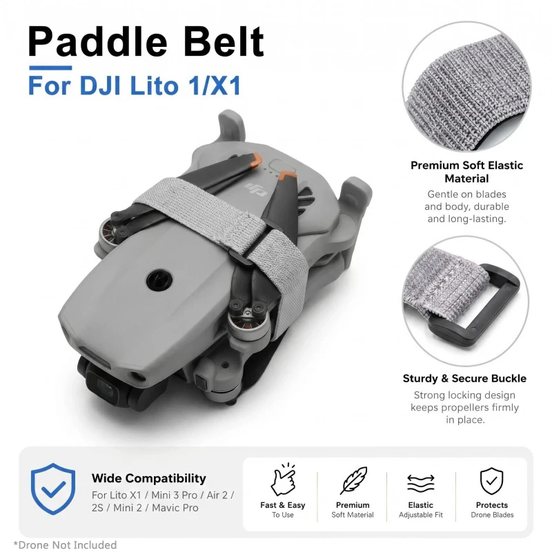 Sangle de transport pour drone 32-65cm - Lot de 1/2/4 - Protection et confort