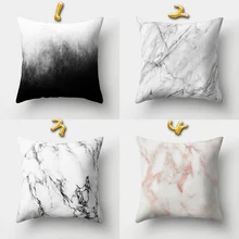 

Brief Marble Geometric Sofa Decorative Cushion Cover Pillow Pillowcase Polyester 45*45 Throw Pillow Home Decor Pillowcover