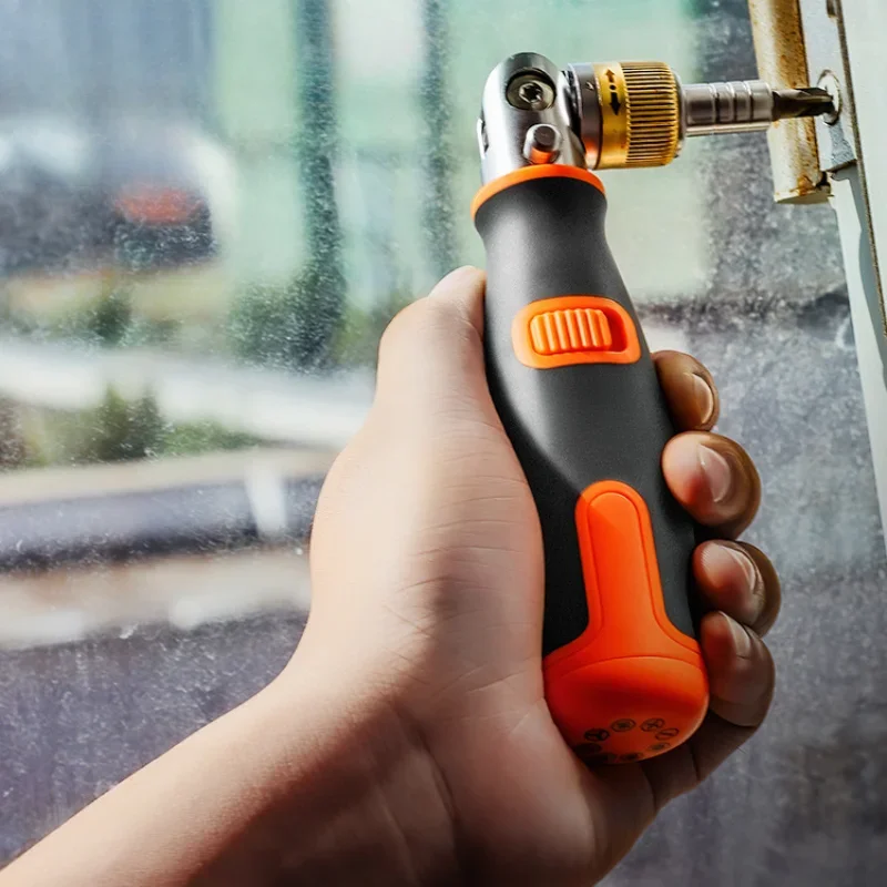 10 in Professional Screwdriver Sets Hand Tool Angle Ratchet