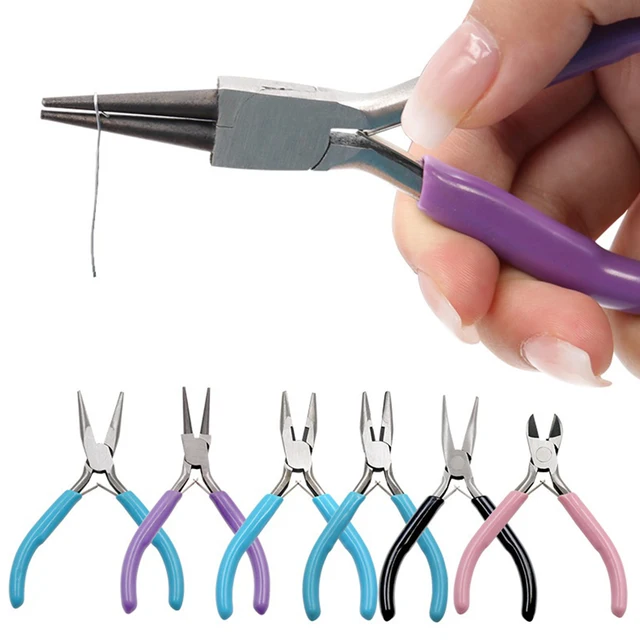 Jewelry Accessories Repair Making Kit Cutting/Bending Copper Wire Small Pliers Tweezers Scissors Opener Ring Tools Bag Pliers Jewelry Accessories Repair Making Kit Cutting/Bending Copper Wire Small Pliers Tweezers Scissors Opener Ring Tools Bag Pliers