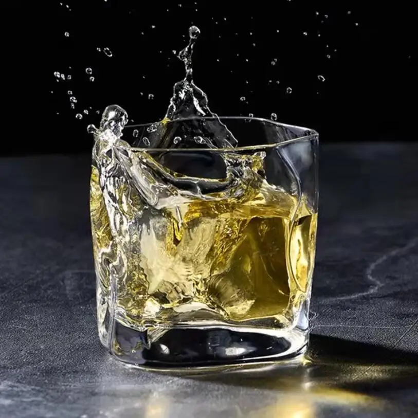 Shining Crystal Old Fashioned Tumblers 280Ml Capacity Set Of 4