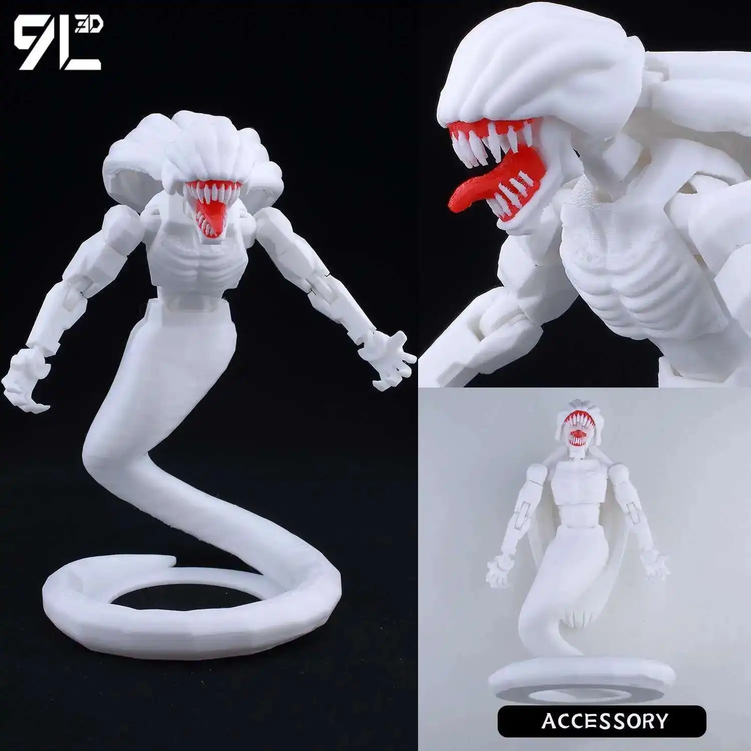 Articulated Anime Figure with Cursed Robe - Inspired by Jujutsu Kaisen