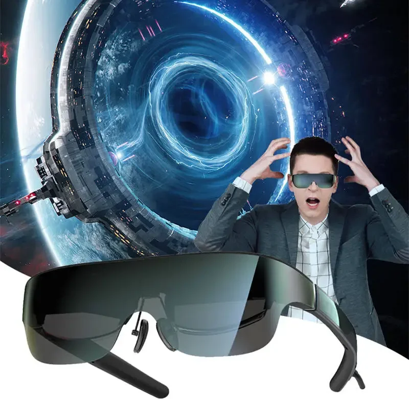 Internet Tv 3d Video Glasses Xnxx Virtual Screen Augmented Reality (Ar) Language Learning Glasses Oem