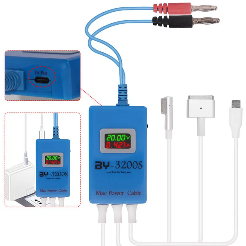 

BAIYI BY-3200S новый кабель управления загрузкой для Macbook, логическая плата, интерфейс Type-C, тест линии быстрой зарядки