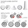 3200 Watts Large Kitchen Stainless Steel Electric Meat Grinder Multi-function Sausage Maker Filler Mincer Stuffer Keyswitch 4