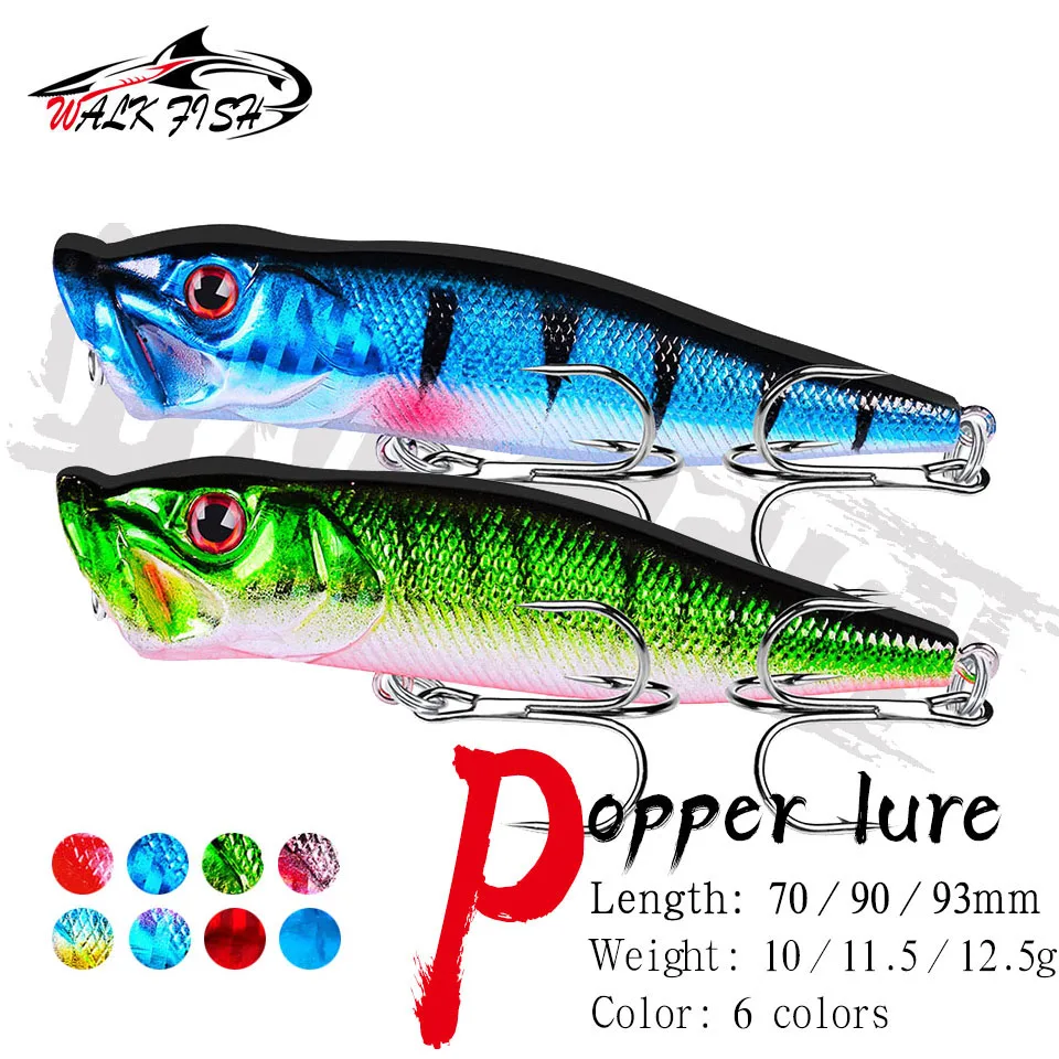 Hard Popper Fishing Lures Bass Baits  1pcs Fishing Lure Popper Bait - 1pcs  Popper - Aliexpress