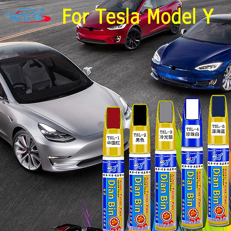 

For Tesla Model Y Car Scratch Repair Pen Auto Touch Up Paint Pen for Car Styling Scratch Fill Remover Vehilce Maintenance