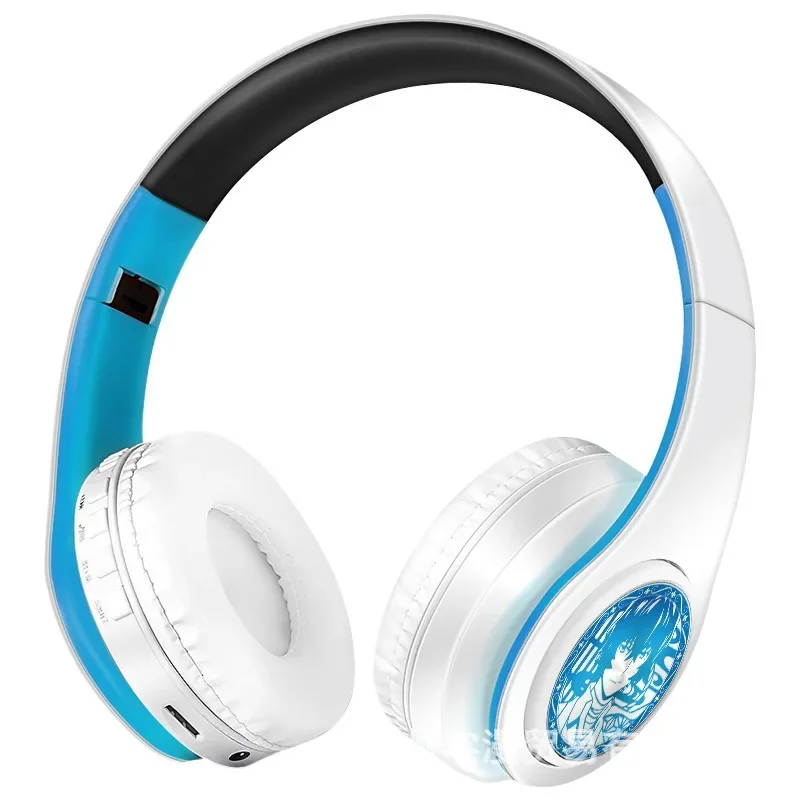 thumbnail image 1 of Auriculares inalámbricos con Bluetooth y periféricos de anime Bungo Stray Dogs, auriculares de anime de marca compartida, regalo para niños, 1 of 5