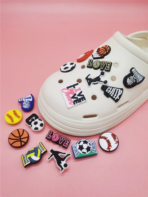 Crocs Shoe Decoration Charms, Crocs Accessories Football