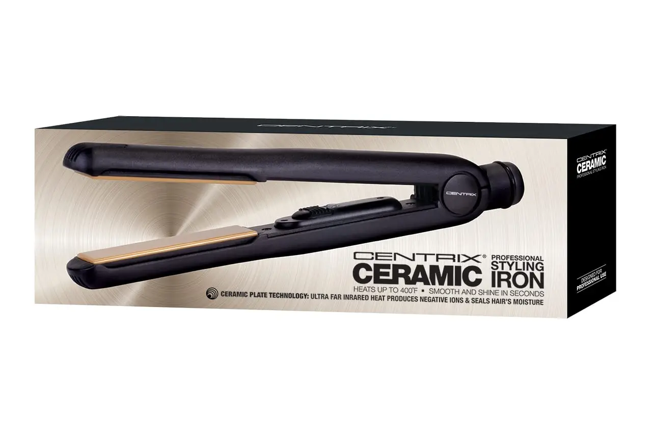 Cricket Centrix Styling Iron Ceramic Ionic Styling Rounded Edges Hair Straightener and Curler Iron for Curlin