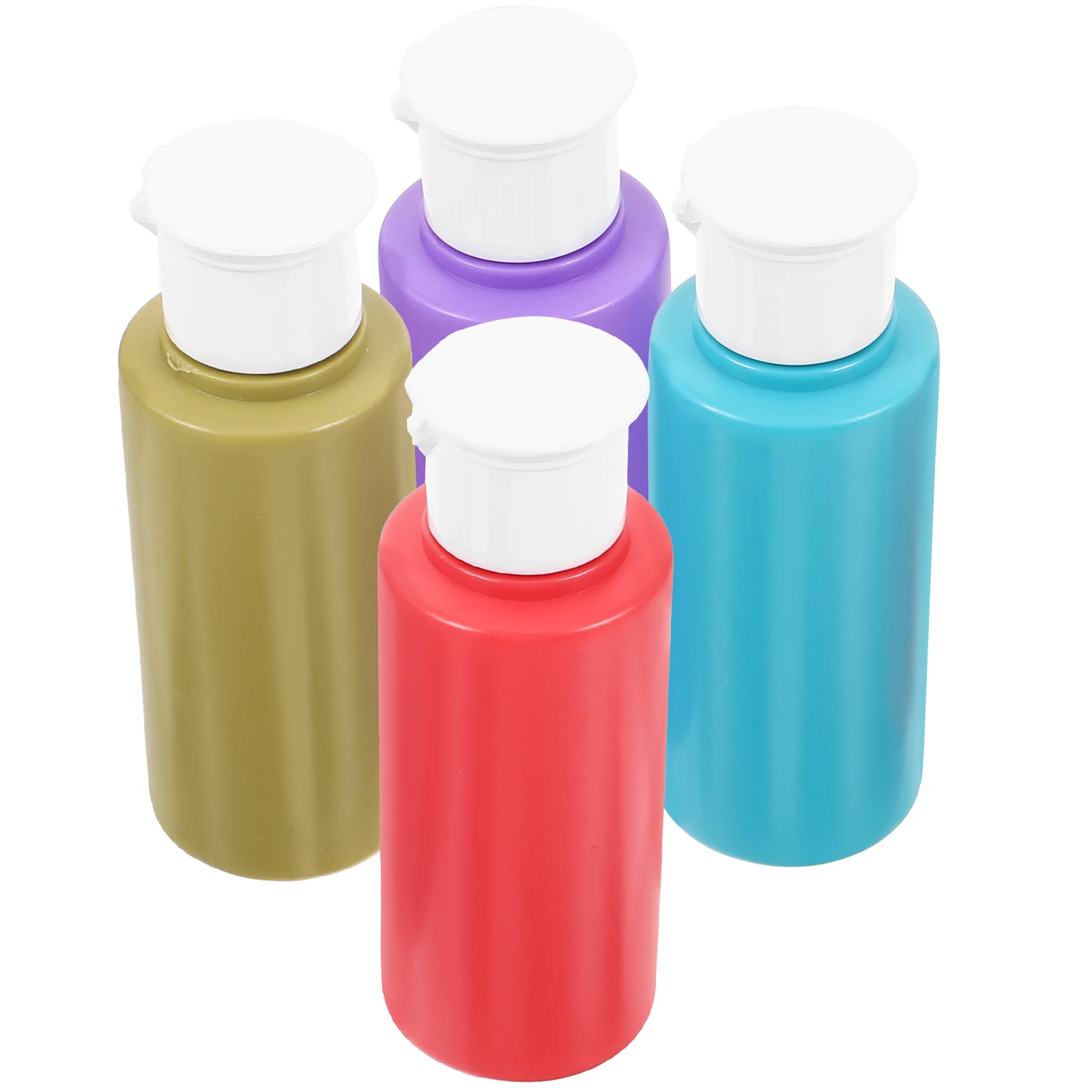 

4 pcs Small Shampoo Bottles Portable Lotion Bottles Empty Lotion Bottle Refillable Shampoo Bottles