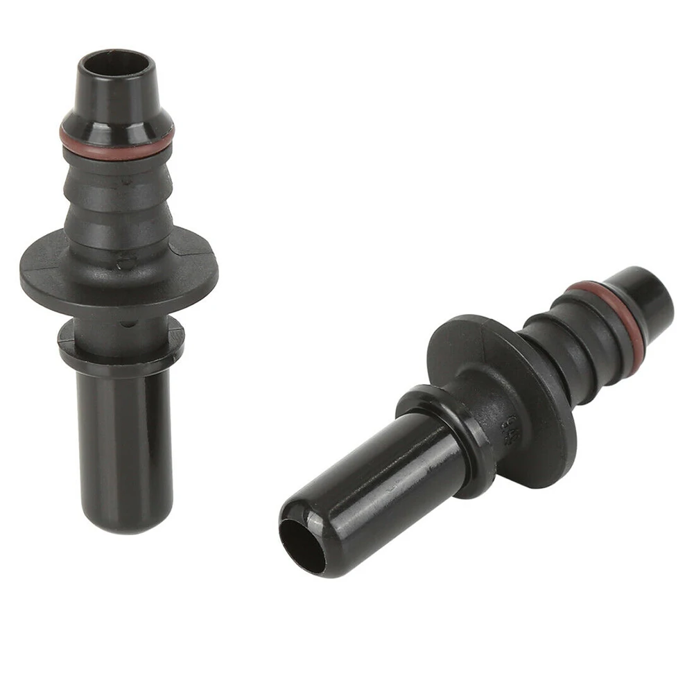 2pcs 9.49mm ID8 Car Fuel Line Hose Pipe Quick Release Male Connect Connector For: 8mm Inner Diameter Nylon Hose & 9-10mm fuel line