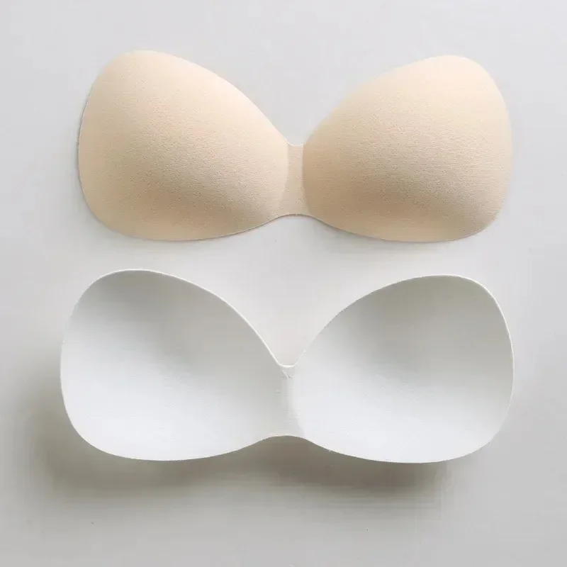 1 Pair Women Summer Swimsuit Padding Inserts Sponge Foam Bra Pads Chest Cup Breast Bra Bikini Insert Chest Pad 3