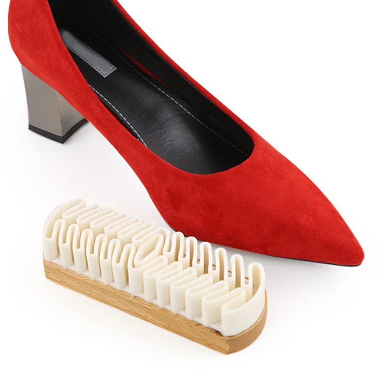 1PC Cleaning Scrubber Brush for Suede Nubuck Material Shoes/Boots/Bags Scrubber Cleaner 5