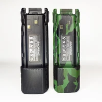 Baofeng Walkie Talkie UV-82 Enlarge Battery 3800mAh Li-ion Battery Black Camouflage Support USB Cable Charging For UV82 Radios 2