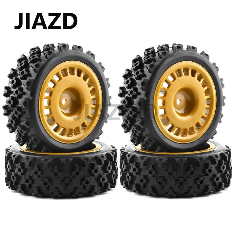

4pcs 70mm Rubber Tire Wheel Tyres for Tamiya XV-01 XV01 TA06 TT01 TT02 PTG-2 1/10 RC Racing Car Upgrade Parts Accessories