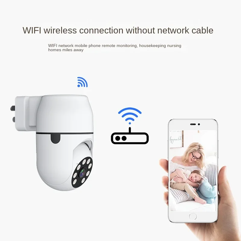 Plug Smart Wifi Eu Au Uk Us Plug Telecamera Ip Sistema Di Sicurezza Della Telecamera Di Sorveglianza Con Ir Con Spina