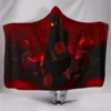 Magic Wizard Hogwartes House 3D Printed Plush Hooded Blanket Picnic Wearable Fleece Throw Warm Gift for Kids Adults 3