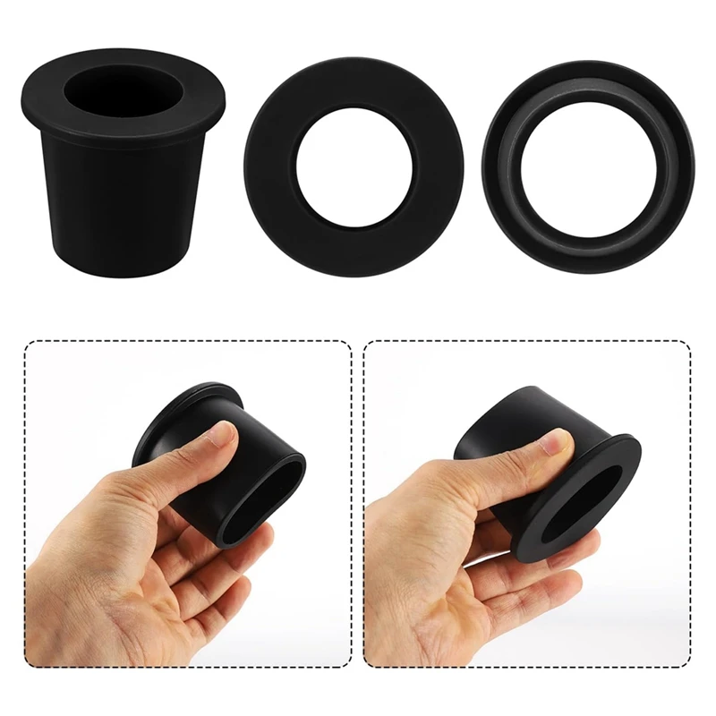 Savita 2pz Silicone Anelli per Fori per Ombrellone e Set di Cappucci Anello Foro Ombrello Accessori per Ombrellone per Fori per Tavolo da Patio da 2cm a 2,5cm e Aste per Ombrellone