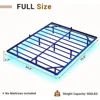 Floating Bed Frame Full Size with LED Lights, Metal Platform Full Bed, No Box Spring Needed, Easy to Assemble (Full) 3