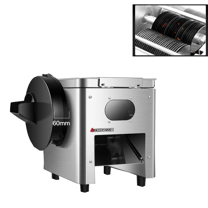 

Electric fresh household stainless steel Fresh Meat Slicer Cutter Machine