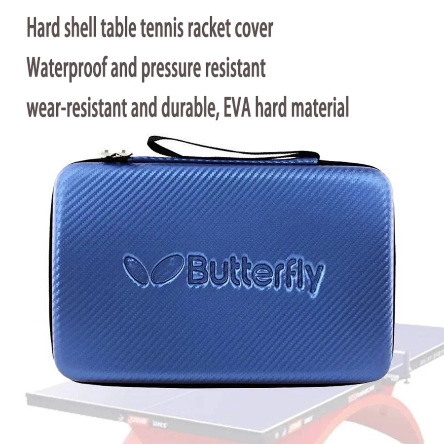 Table Tennis Racket Bag EVA Square Shaped Ping Pong Box Case Waterproof Professional Portable table tennis racket bag